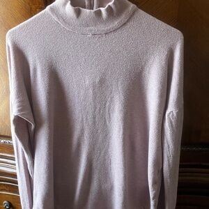 Cyrus Women's Long Sleeve Pink Turtleneck Top - Size XL